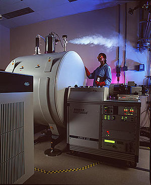 A FT-ICR mass spectrometer
