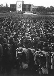 German troops at the 1935 Nuremberg Rally