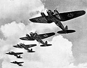 German bombers during the Battle of Britain