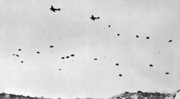 German paratroopers invading Crete