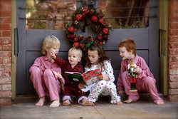 Children reading the classic children's book How the Grinch Stole Christmas!