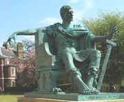 Statue of Constantine I in York.