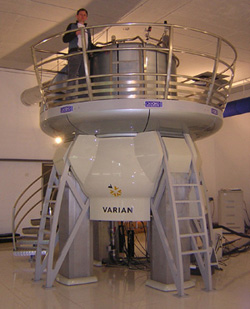 900MHz, 21.2 T NMR Magnet at HWB-NMR, Birmingham, UK being loaded with a sample