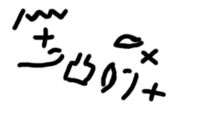A specimen of Proto-Sinaitic script, one of the earliest (if not the very first) phonemic scripts