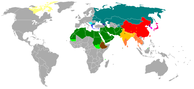 Image:Writing systems worldwide.png