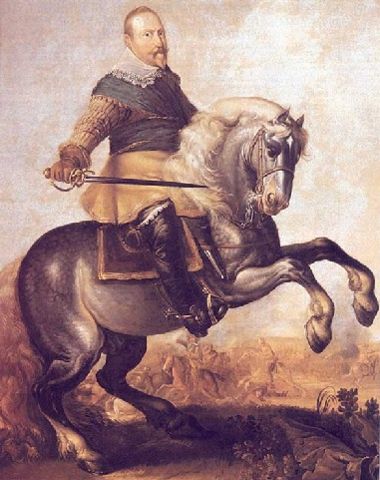Image:Gustavus Adolphus at the Battle at Breitenfeld.jpg