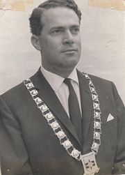 Rev J. D. Jones, the first mayor of Gaborone