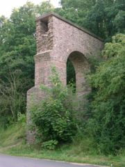 Reconstructed aqueduct near Mechernich-Vussem