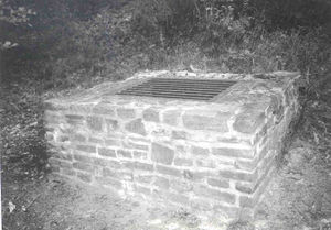 Maintenance personnel could enter into the channel of the aqueduct through shafts like this one.