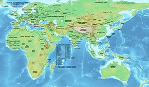Eastern Hemisphere at the end of the 12th century.