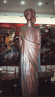Statue of Lady Li Qingzhao in the Grand Hall of Poets in Du Fu Cao Tang, China