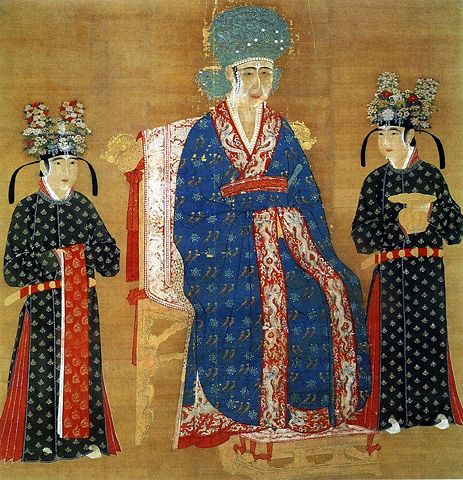 Image:B Song Dynasty Cao Empress Sitting with Maids.JPG