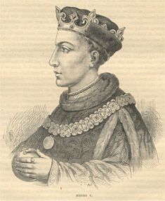 Henry V of England depicted in Cassell's History of England (1902)