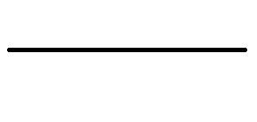 A representation of one line segment