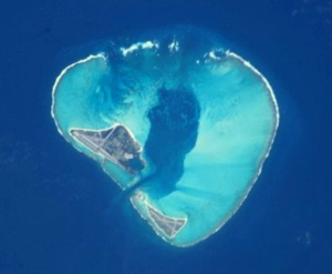 NASA image of Midway Atoll.