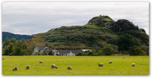 Dunadd Hill, Scotland upon which the Dal Riata hill fort stood