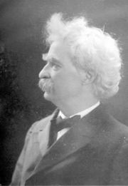 humorist Mark Twain