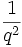 \frac{1}{q^2}