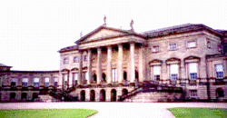 Kedleston Hall was Brettingham's opportunity to prove himself capable of designing a house to rival great houses like Holkham Hall and Chatsworth House. The chance was snatched from him by Robert Adam, who completed the North front (above) much as Brettingham designed it but with a more dramatic portico.