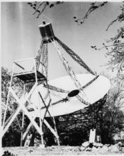 Reber's first "dish" radio telescope - Wheaton, IL 1937