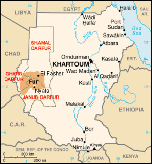 Geographic distribution of Fur