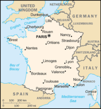 A map of modern France. After centuries of warfare, France is territorially the largest nation in Western Europe.