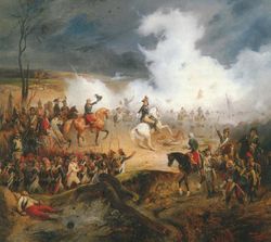 The armies of the Revolution at the Battle of Varoux, 1792. With chaos internally and enemies on the borders, the French were in a jittery state in 1792. By 1797, however, they had exported their ideology (and the army that followed it) to the Low Countries and Northern Italy.