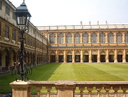 A view across Nevile's Court towards the Wren Library