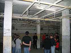 Showers in Mauthausen-Gusen concentration camp.