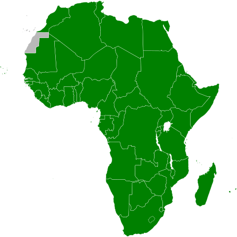 Image:Map of the African Union.svg