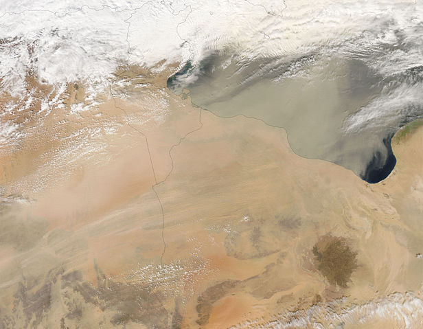 Image:Dust storm over Libya.jpg