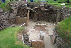 Neolithic dwellings at Skara Brae, Orkney