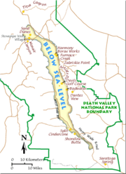 Entire area in yellow is below sea level (USGS image)