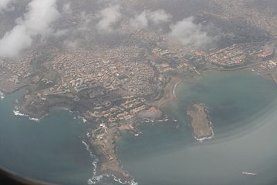 Aerial view of Praia