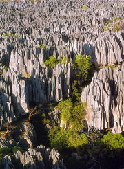 Tsingy in Madagascar