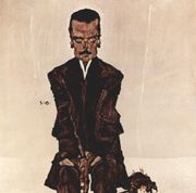 Portrait of Eduard Kosmack by Egon Schiele