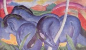 Die großen blauen Pferde by Franz Marc (1911)