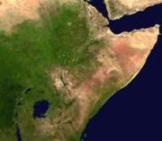 The Horn of Africa. NASA image