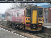 A British Rail Class 153 DMU