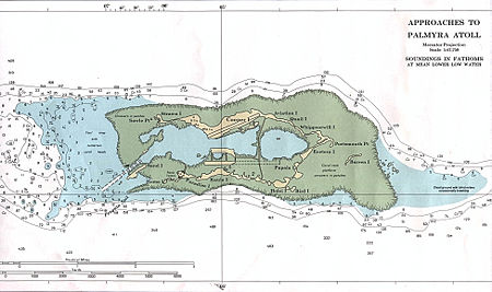 Palmyra Atoll - NOAA Nautical Chart (1:47,500)