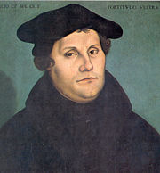 Martin Luther, by Lucas Cranach the Elder