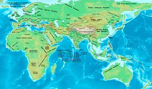 Eastern Hemisphere in 100 BC.
