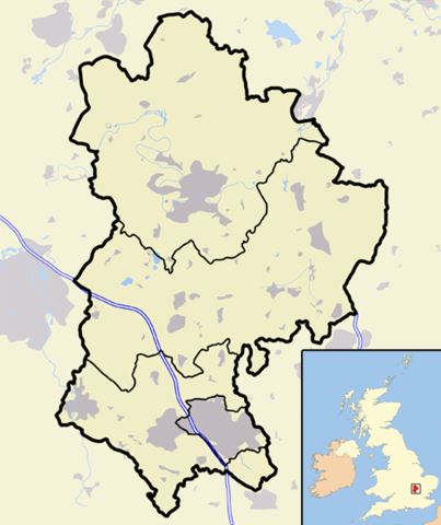 Image:Bedfordshire outline map with UK.png