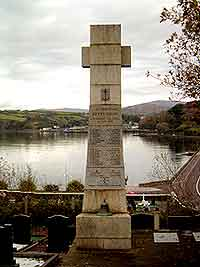 Betelgeuse memorial, St Finbarr's Church graveyard, Bantry - overlooking Bantry Harbour