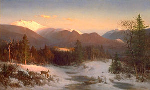 Thomas Hill (1829–1908)Mount Lafayette in Winter 1870
