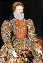 Queen Elizabeth I of England reached a moderate religious settlement which became controversial after her death.