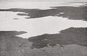 Lake Chad in 1930. Aerial photograph by Walter Mittelholzer.