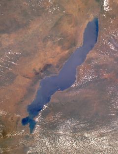 Lake Malawi - View from orbit