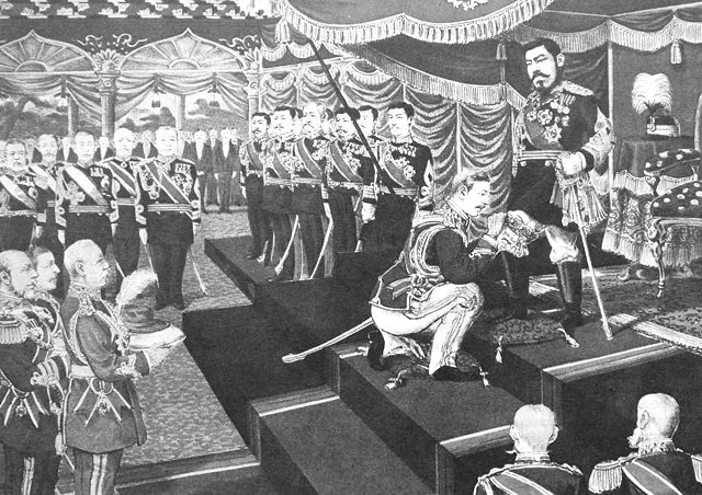 Image:MeijiEmperorReceivingOrderOfTheGarter1906.jpg