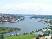 A view of the Golden Horn from Eyup Sultan Cemetery where Gradaščević is buried.